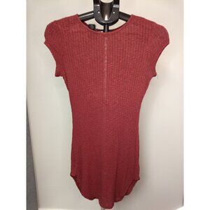 Love Culture Women's Burgundy Knit Mini Dress Size Medium